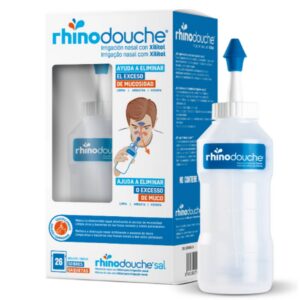RHINODOUCHE PACK IRRIGADOR NASAL + RHINODOUCHE SAL 1 ENVASE 500 ml + 26 SOBRES 5 g