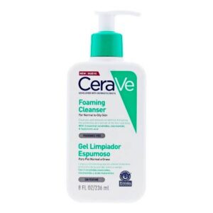 CERAVE GEL LIMPIADOR ESPUMOSO 236 ML.