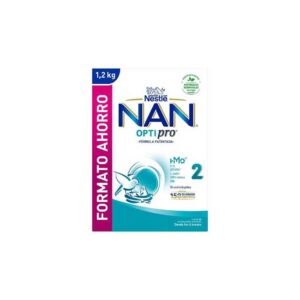NAN OPTIPRO 2 LECHE DE CONTINUACION 2 ENVASES 600 g PACK AHORRO