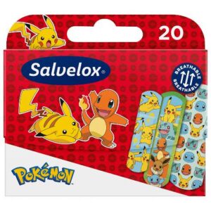 SALVELOX APOSITO ADHESIVO POKEMON 20 TIRAS SURTIDAS