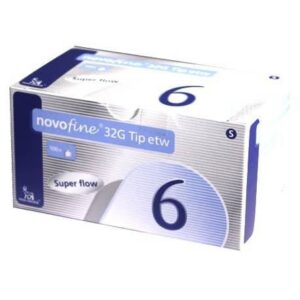 NOVOFINE AGUJAS 32G 23/0 25X6 C/100