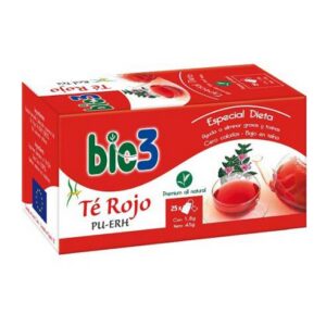 BIO 3 TE ROJO ECOLOGICO 25 BOLSITAS
